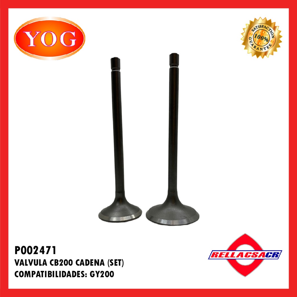 VALVULA CB200/GY200 CADENA