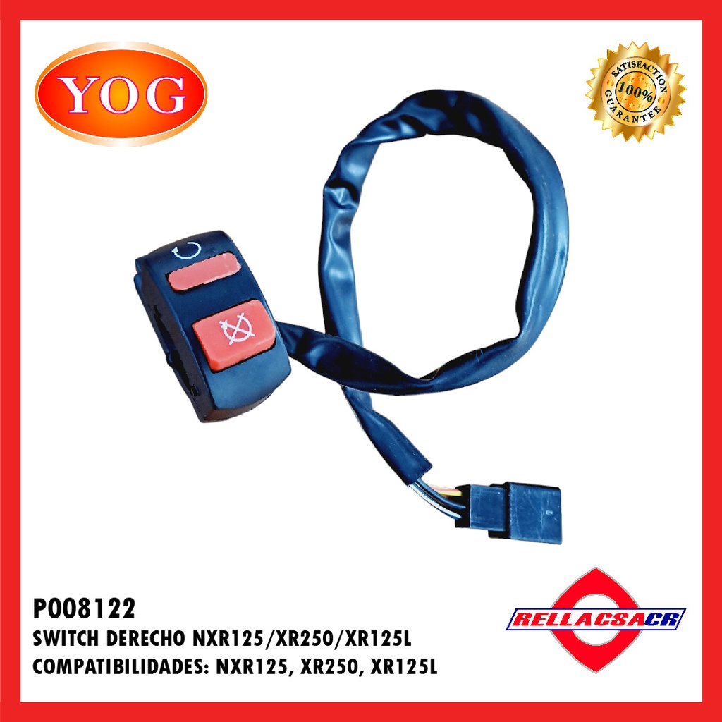 SWITCH DERECHO NXR125