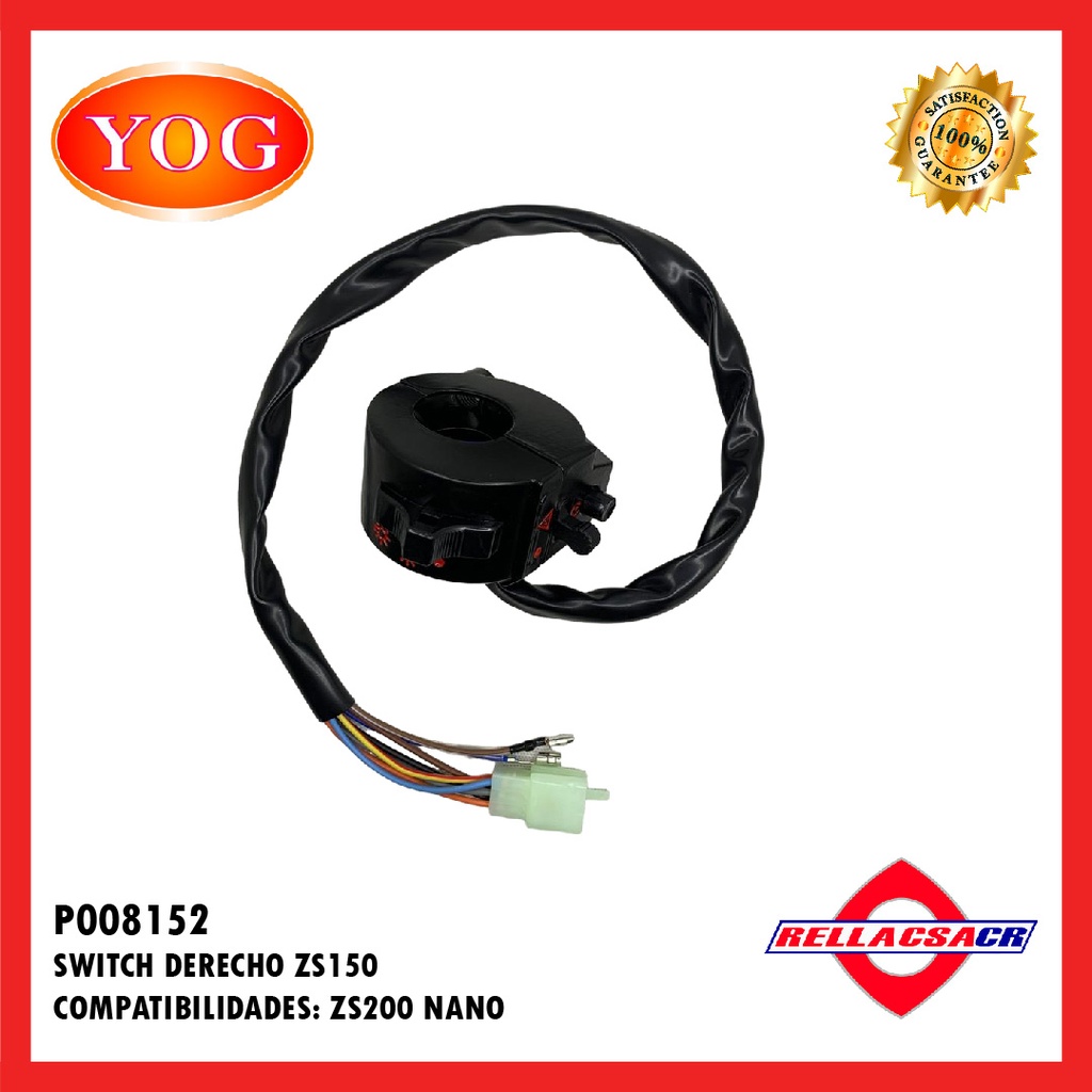 SWITCH DERECHO ZS150-7