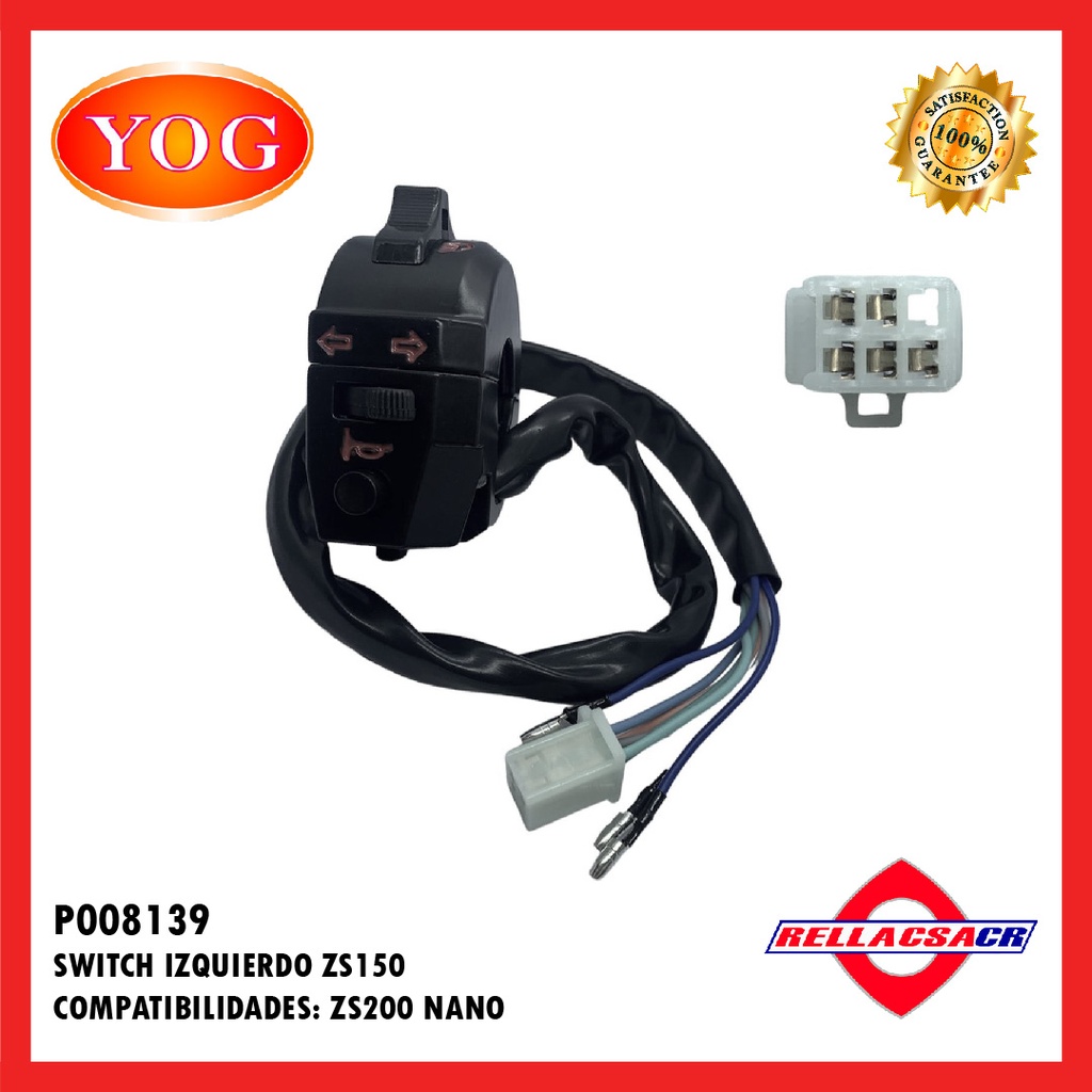SWITCH IZQUIERDO ZS150-7