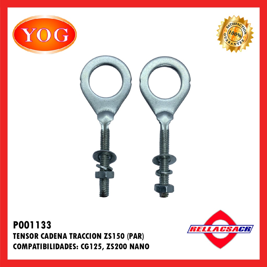 TENSOR CADENA TRACCION ZS150/ZS200NANO/CG125 (SET).YOG