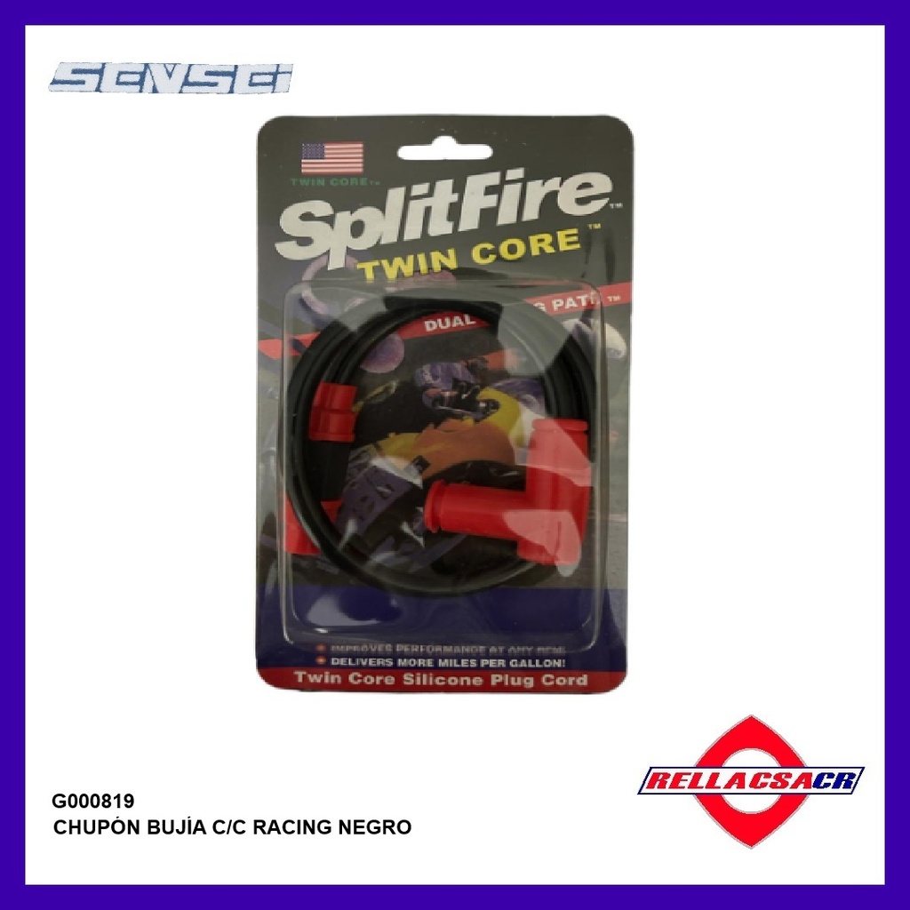 CHUP흁 BUJ페 C/C RACING NEGRO