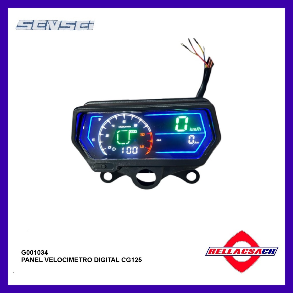 PANEL VELOCIMETRO DIGITAL ZS150-7