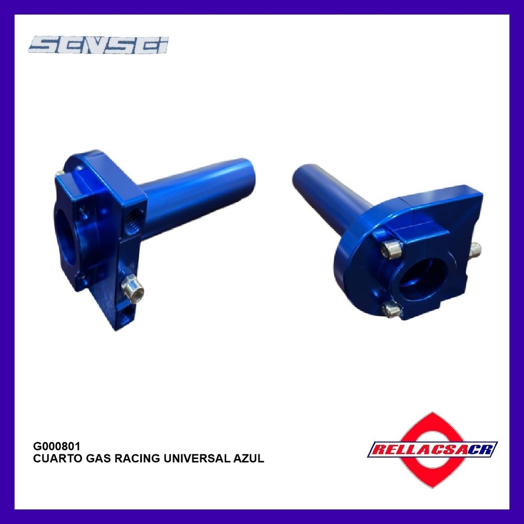 CUARTO GAS RACING UNIVERSAL AZUL