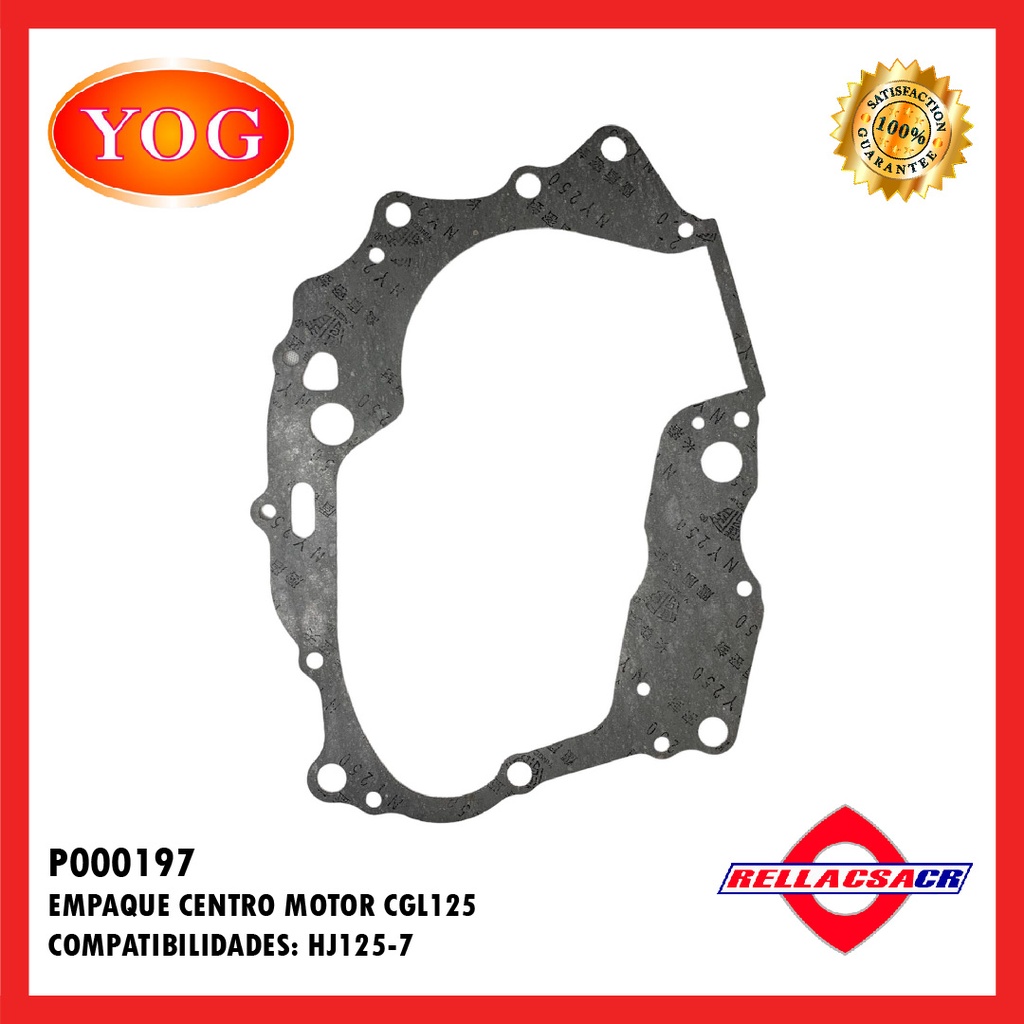 EMPAQUE CENTRO MOTOR ZS150-7 (10 UNDS)