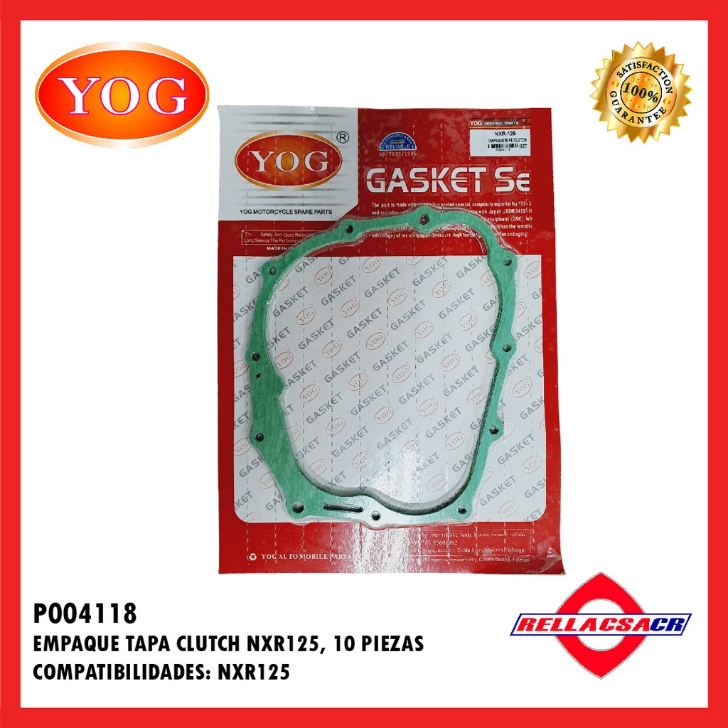 EMPAQUE TAPA CLUTCH NXR 125 BROS (10 UNDS)
