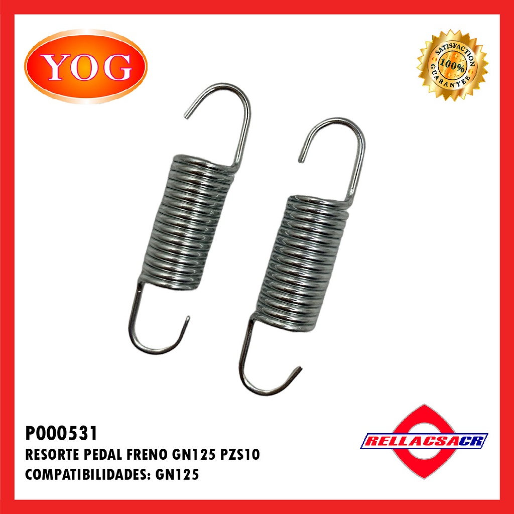RESORTE PEDAL FRENO GN125 H
