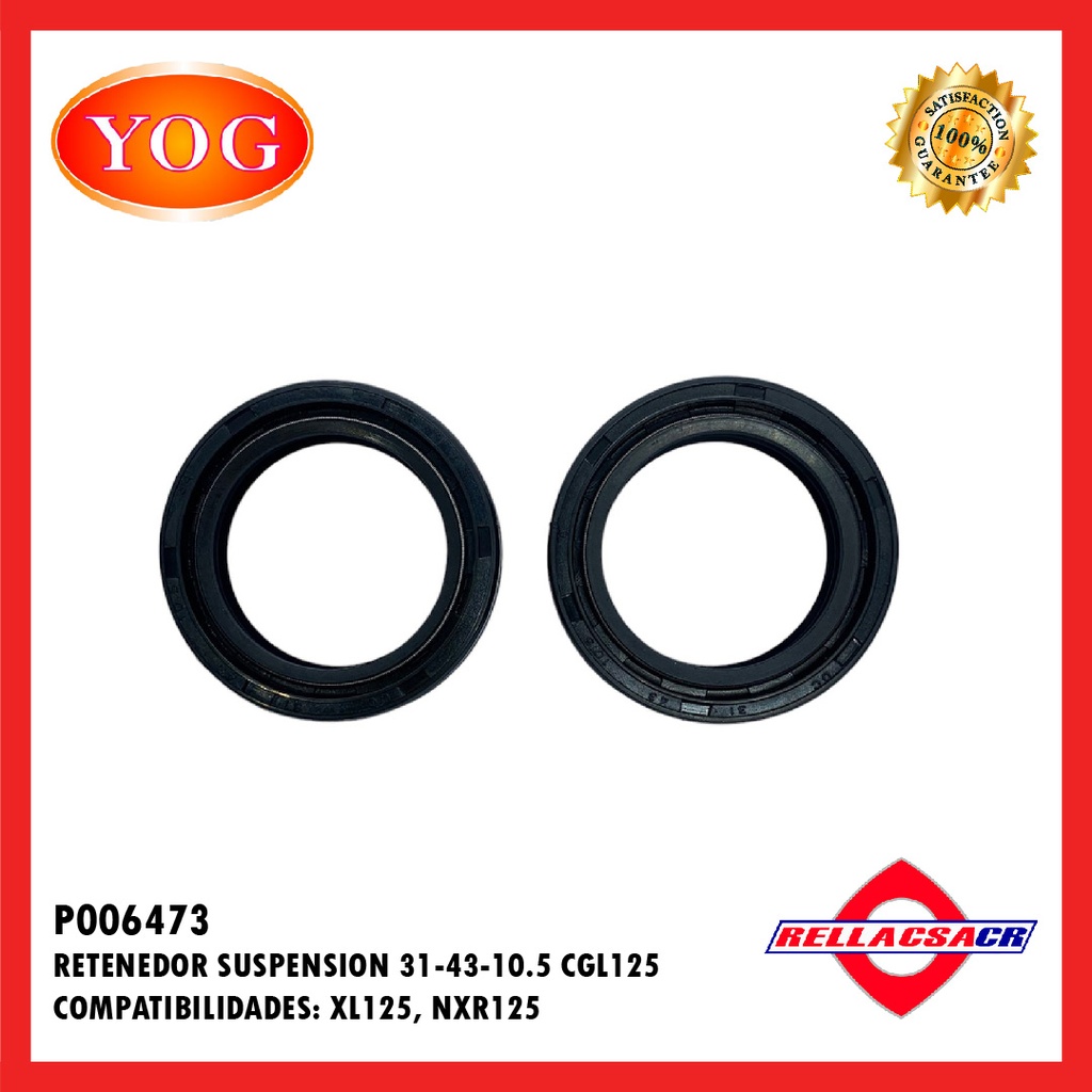 RETENEDOR SUSPENSION 31x43x10.5 XR150 L