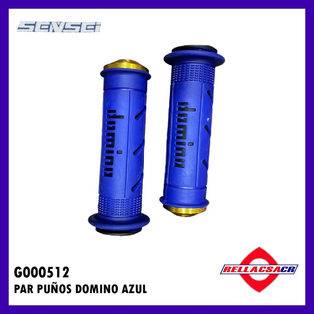 PAR DE PU?S DOMINO AZUL