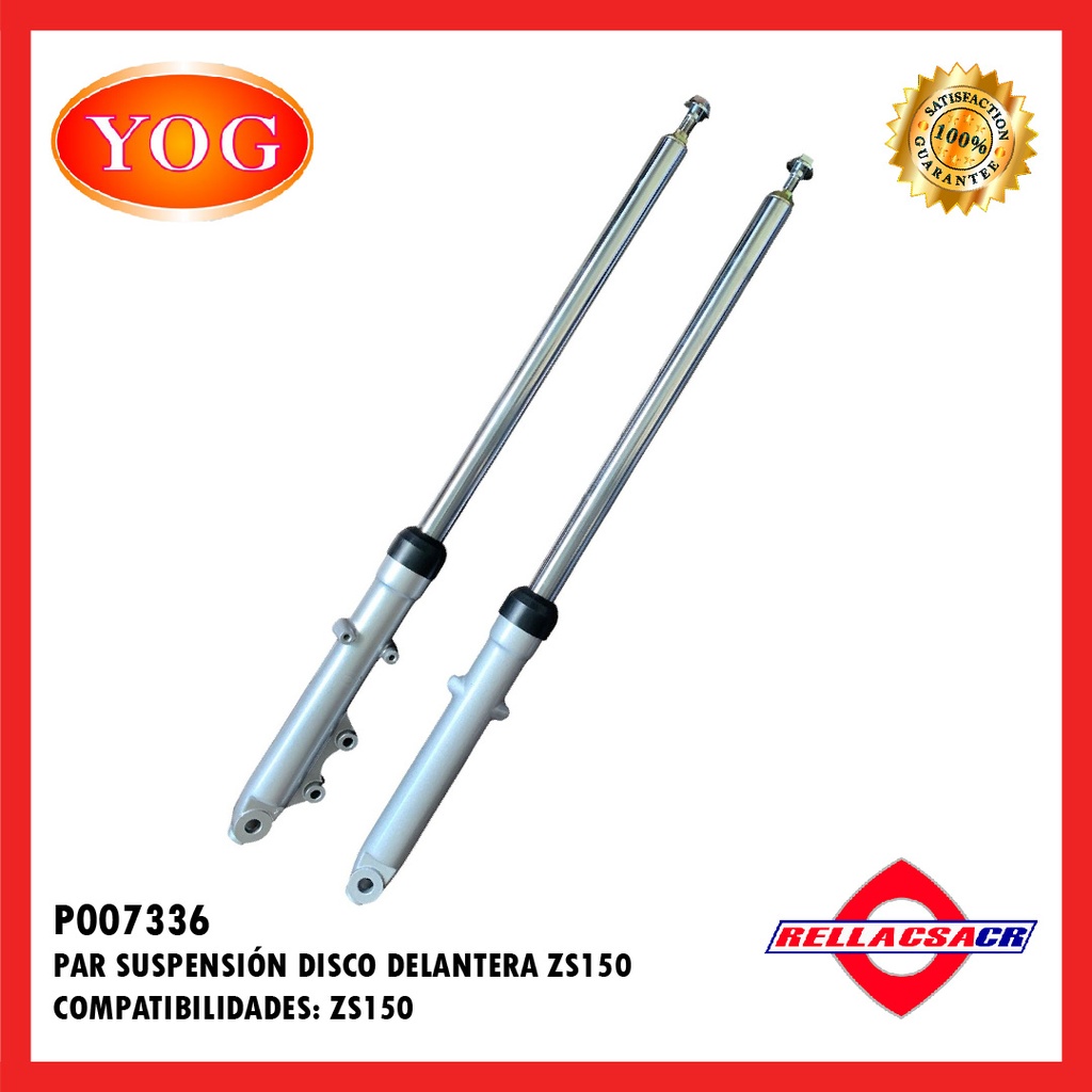 SUSPENSION DELANTERA DISCO ZS150-7 (27MM)