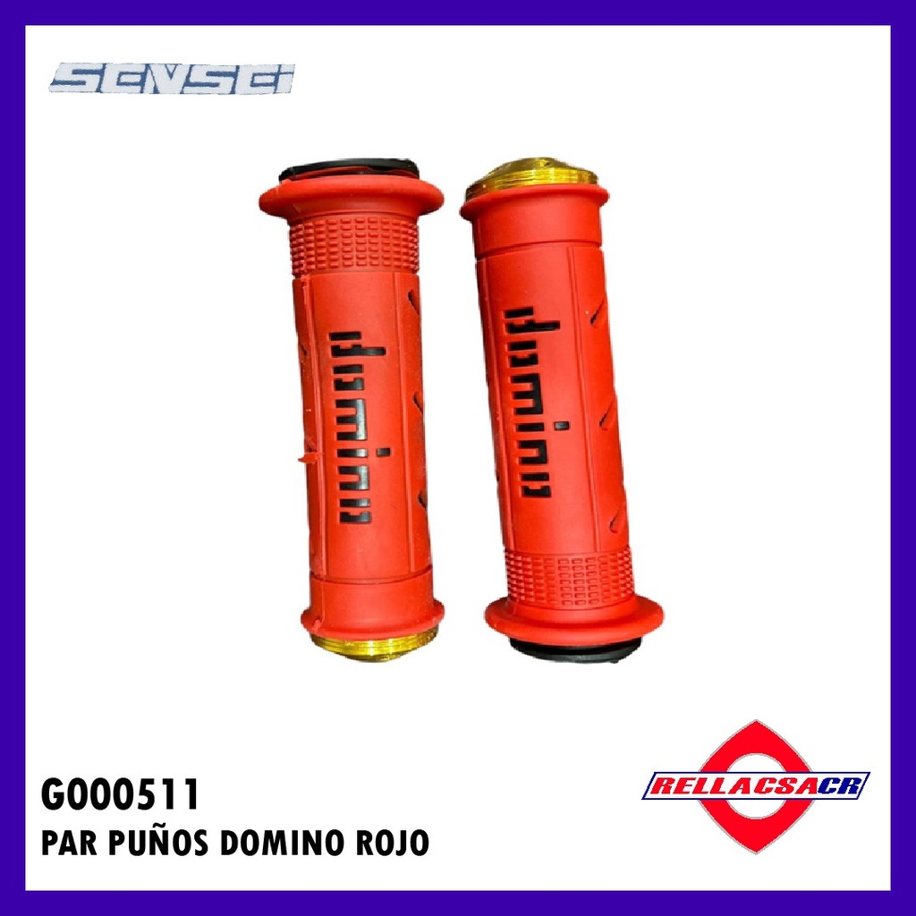 PAR DE PU?S DOMINO ROJO
