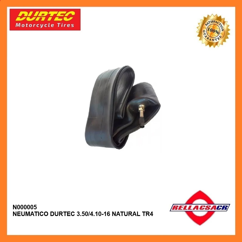 NEUMATICO DURTEC 3.50/4.10-16 NATURAL TR4