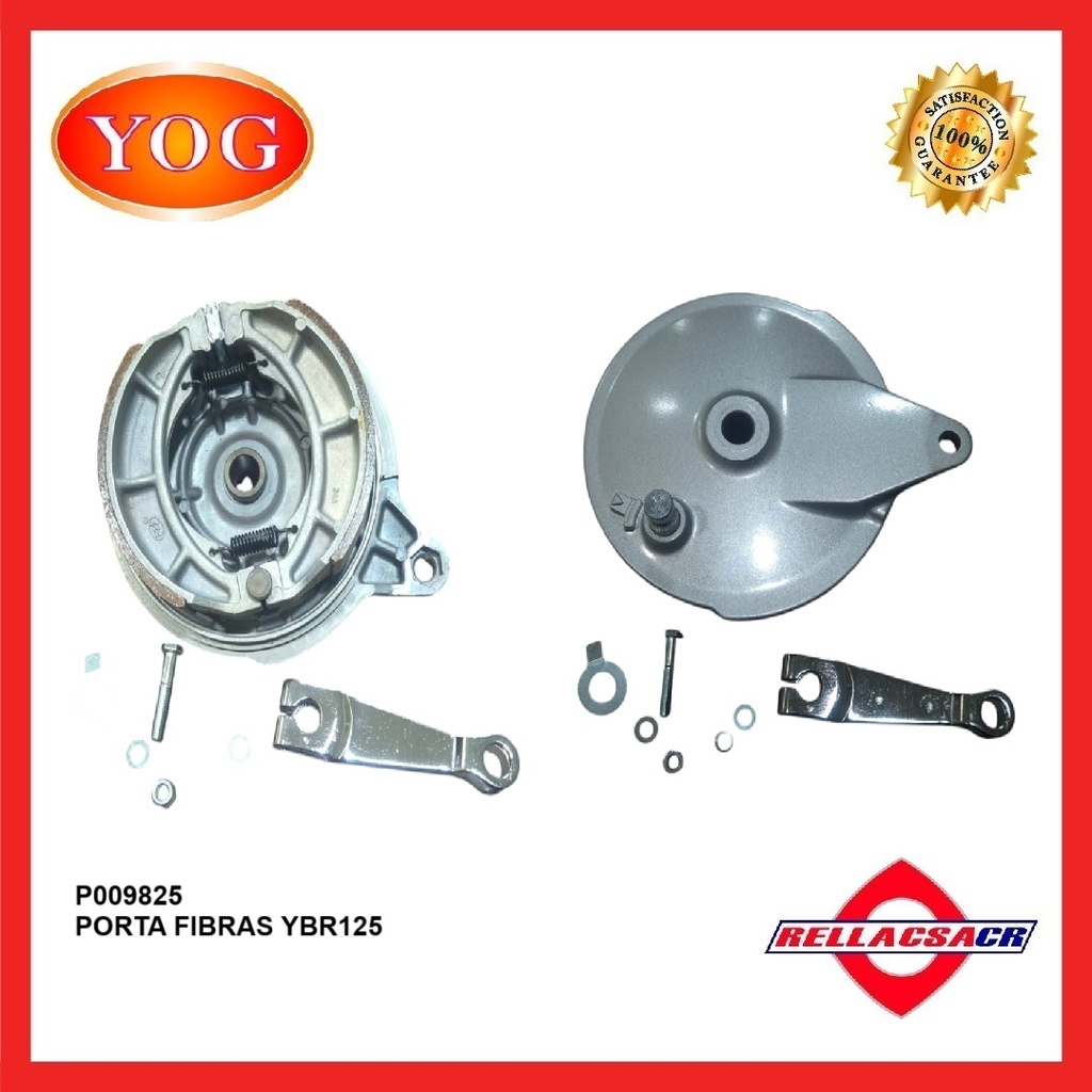 PORTA FIBRAS TRASERO YBR125