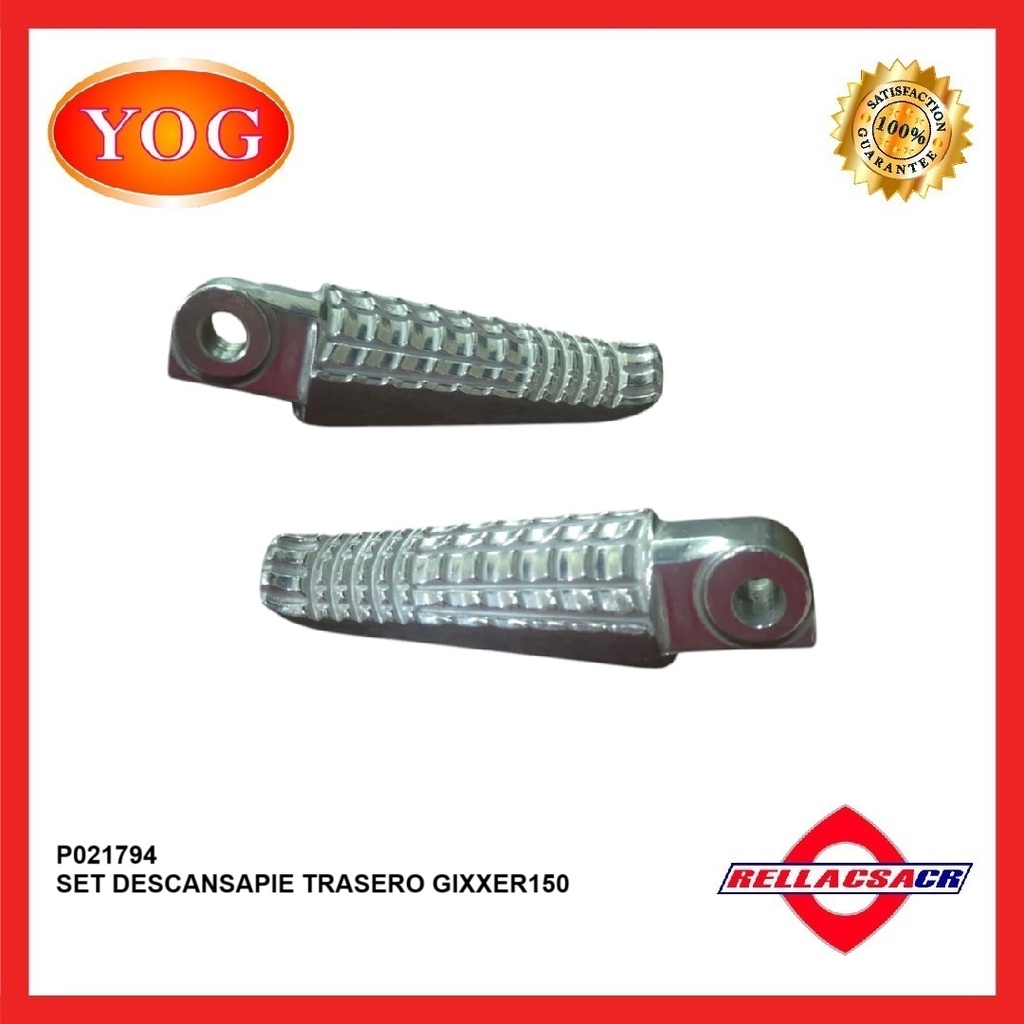 SET DESCANSAPIE TRASERO GIXXER150