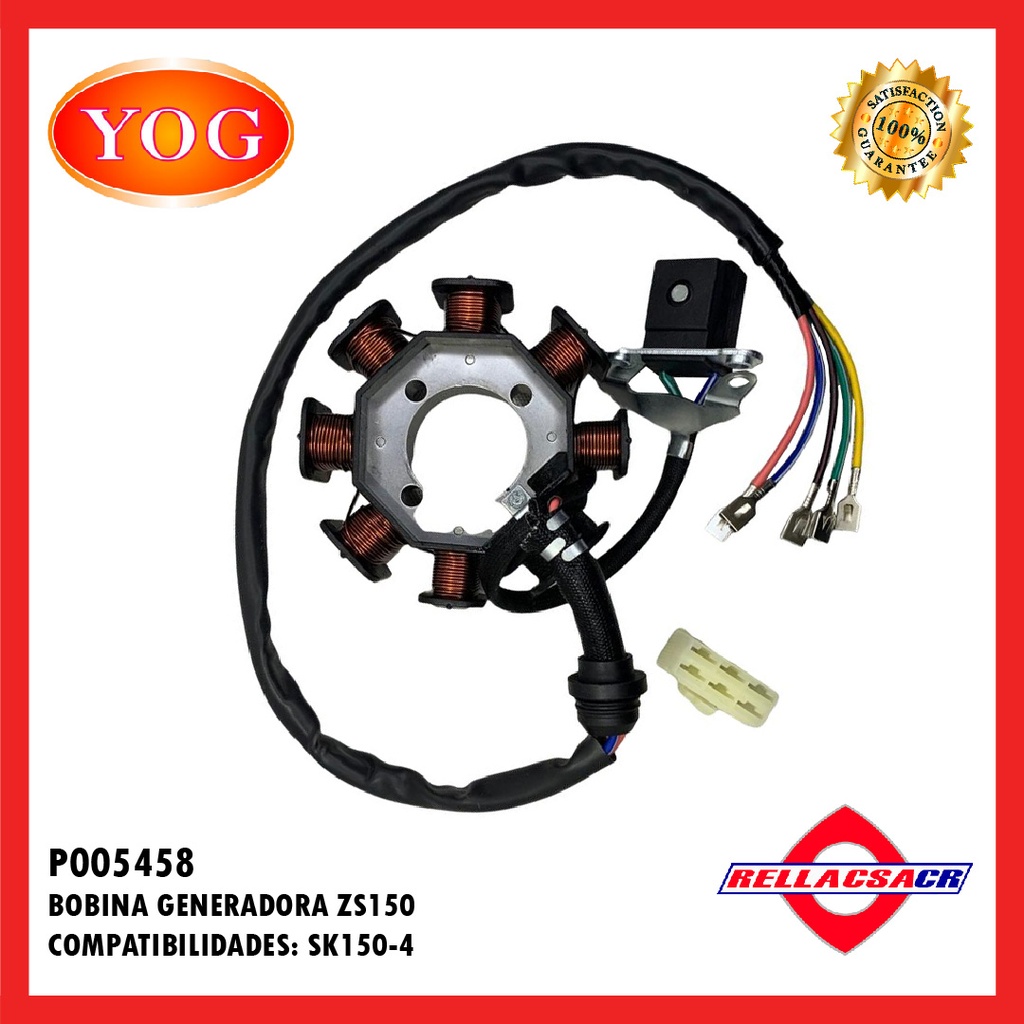 BOBINA GENERADORA PULSAR NS200.YOG
