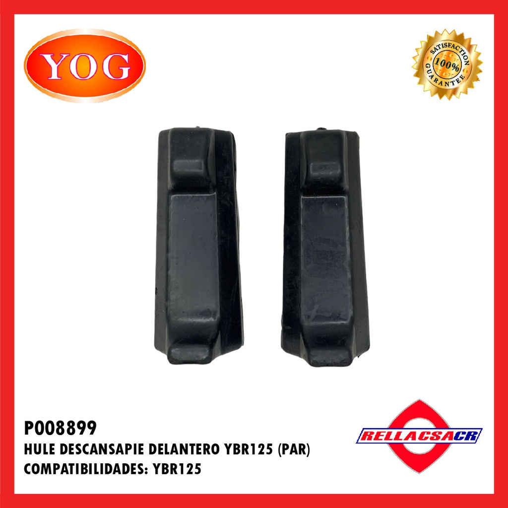 HULE DESCANSAPIE DEL. YBR 125 ED (PAR)