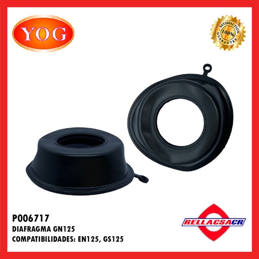 [P006717] DIAFRAGMA GN125 H
