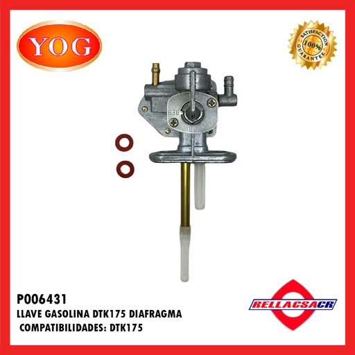 [P006431] LLAVE GASOLINA DTK175 DIAFRAGMA (18G)