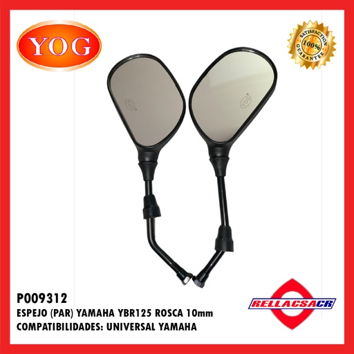 [P009312] ESPEJOS YAMAHA YBR 125 ED R/L 10MM